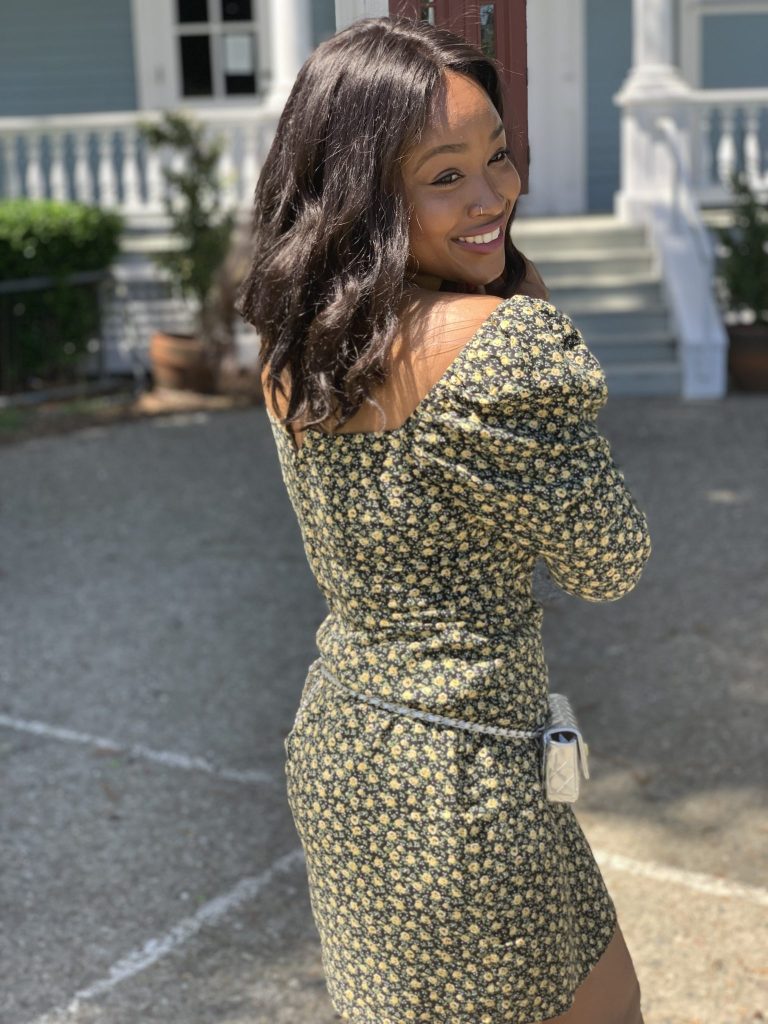 How are you balancing it all? Balancing life requires a healthy mindset and self-loveretro dress plus white boots. 