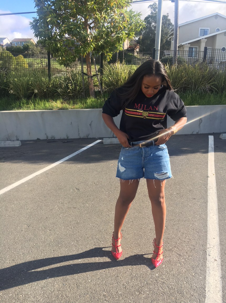 Topshop Denim Shorts