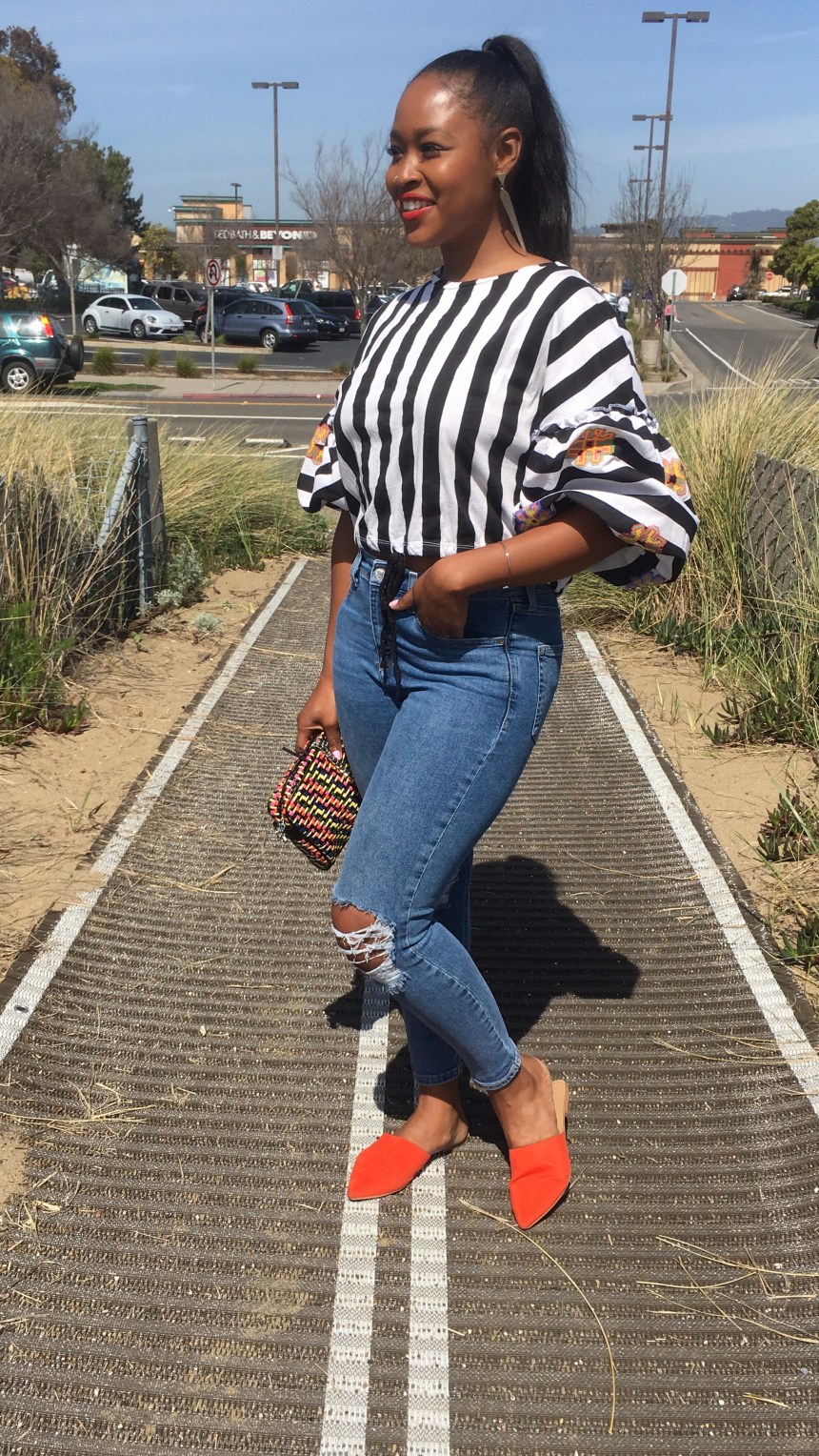 Zara voluminous Blouse, Topshop Jamie Jean.