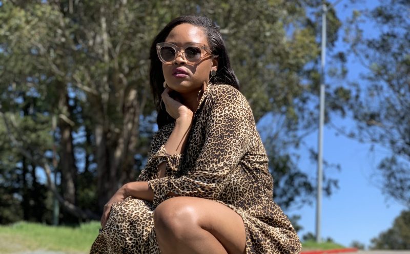 Topshop Animal Print dress