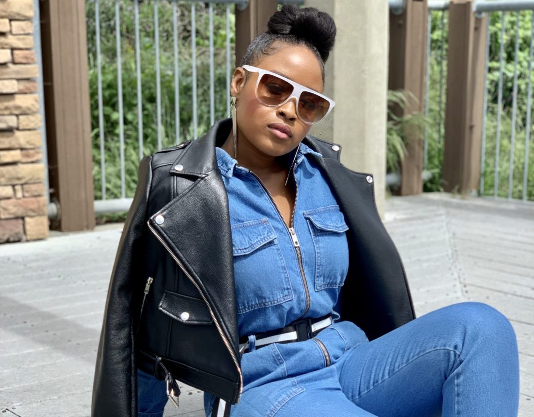 Go Out Kicking and Screaming: OOTD, Topshop denim jumpsuit